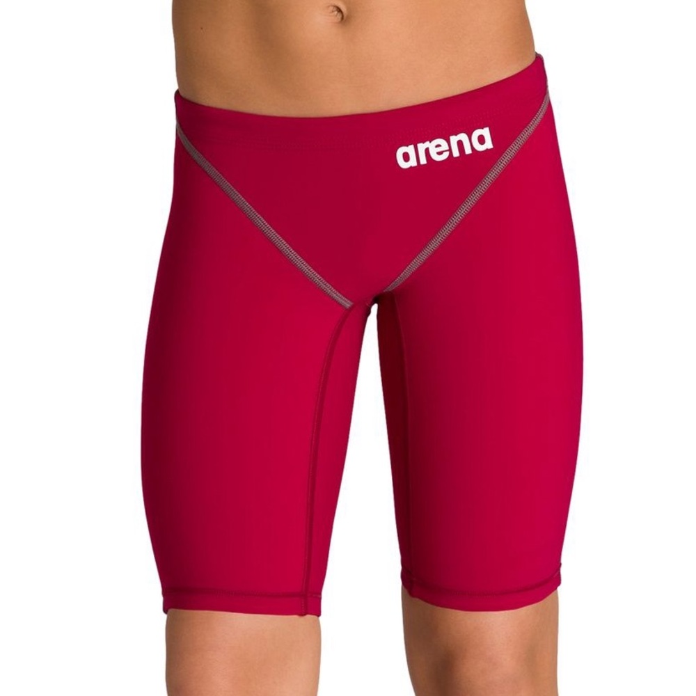 NWT Arena Junior Powerskin ST 2.0 Jammer Racing Swimsuit Deep Red US 26